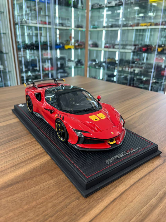 1/18 Resin Ferrari SF90 XX Stradale Rosso Corsa – MR Collection | Limited Edition