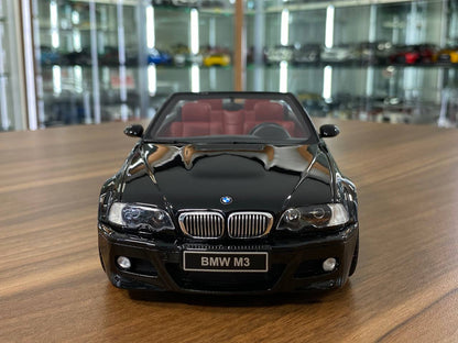 1/18 BMW M3 E46 Cabriolet Black Model Car by Otto