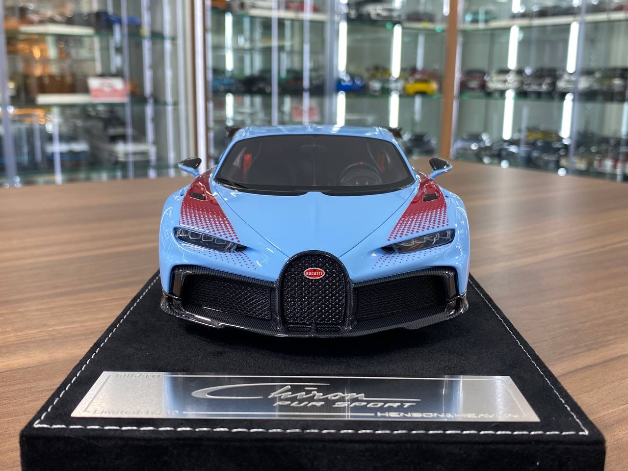 1/18 H&H Bugatti Chiron Pur Sport Grand Prix Blue | Resin Model | Limited 30 pcs