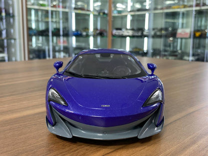 1/18 Diecast McLaren 600LT Coupe Purple Solido Miniature Model Car