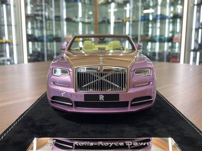 1/18 Resin Model – Rolls Royce Dawn | H&H | Victoria Violet / Desert Gold