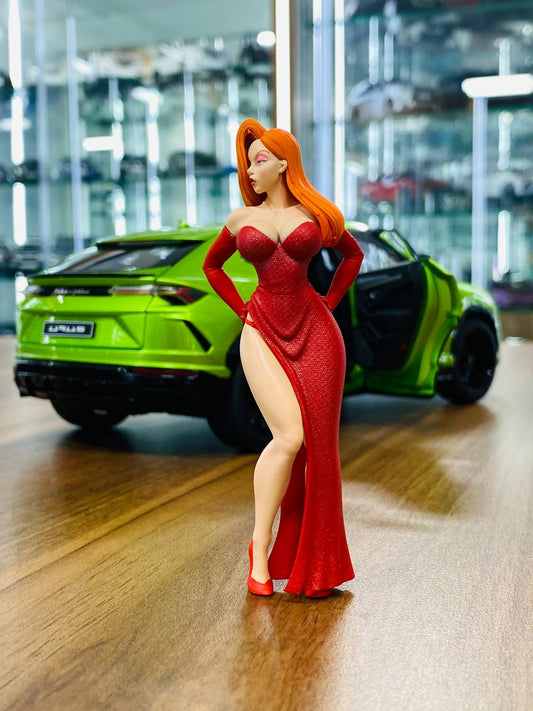 1/18 Scale Figure (Hand Made / Painted) Jessica Rabbit – dturman.com