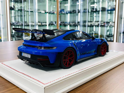 Ivy Model 1/18 Porsche 911 992 GT3 RS Weissach – Shark Blue, Limited to 15 pcs