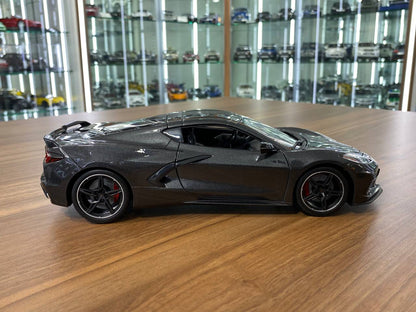 1/18 Diecast Maisto Chevrolet Corvette Stingray Coupe 2020 Grey