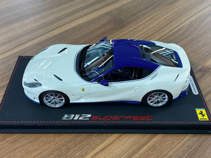 1:18 Resin Model - Ferrari 812 Superfast white by BBR Models