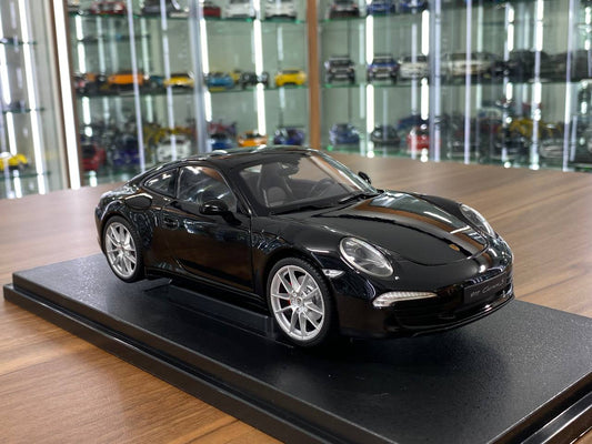1/18 Welly Metal Diecast - Porsche 911(991) Carrera S in Black