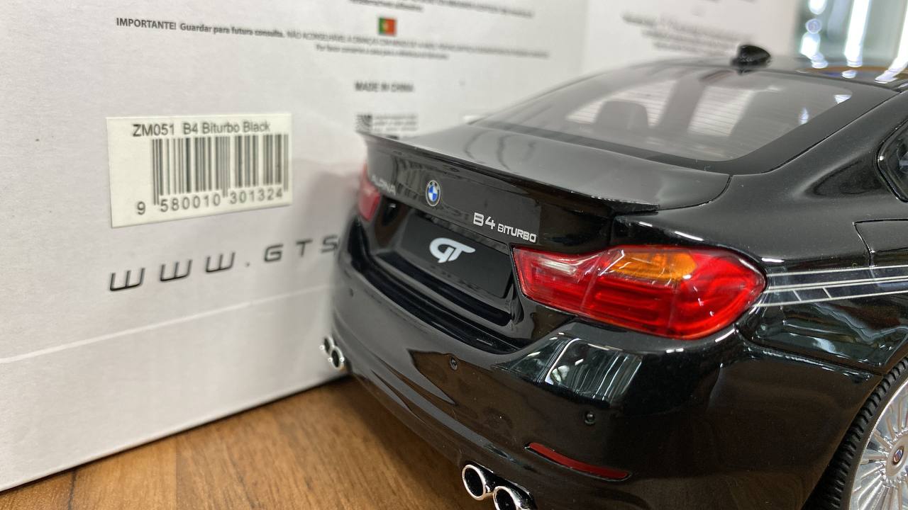 1/18 Resin BMW Alpina B4 Black GT Spirit Scale Model Car
