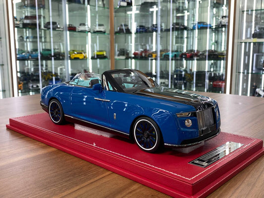 1/18 Resin  – SC Models Rolls Royce Boat Tail Blue / Black  Limited- 66 pcs