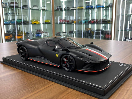 1/18 Resin Model – BBR Models Ferrari Daytona SP3 Hard Top (Charles Leclerc Edition)  Matt Black  Ltd.Edn.146 pcs