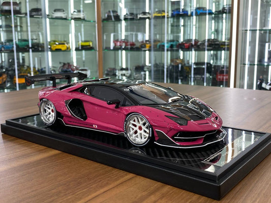 1/18 Resin – VIP Models Lamborghini Aventador SVJ Pink Decal  Limited Edition: 30 pcs