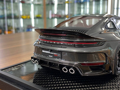 1/18 Resin VIP Model Porsche BRABUS Rocket 900 R Metal Grey Decal Ltd.Edn. 66 pcs