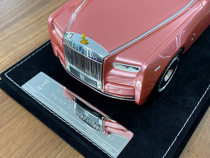 1/18 Resin H&H Rolls Royce Phantom Extended Wheelbase II Rose Gold Ltd.Edn.30 pcs