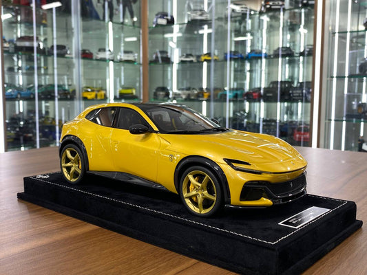 1/18 Resin  – MR Collection Models Ferrari Purosangue Yellow  Limited Edition: 01 of 01 pcs