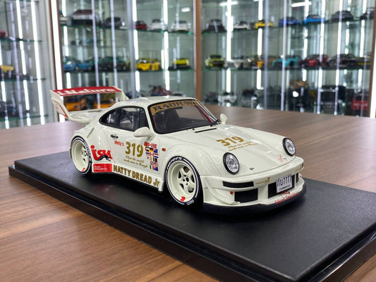1/18 Resin GT Spirit Porsche RWB Natty Dread Junior #319 - White Limited Edition