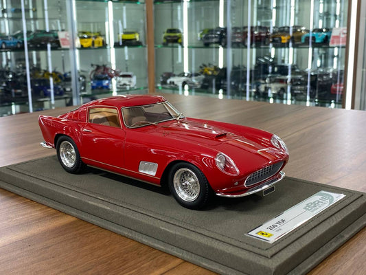1/18 Resin Model – BBR Deluxe Ferrari 250 TDF Faro Carenato 1958 Red  Limited Edition: 119 pcs