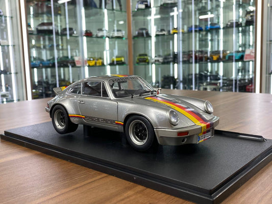 1/18 Diecast Doors opening  Solido Porsche 911 RSR-KREMER DESIGN - 1973  silver