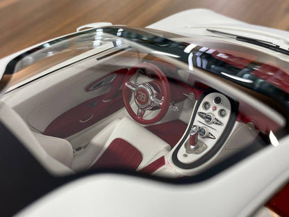 1/18 Resin Model – H&H Bugatti Veyron Grand Sport 16.4 Matte White (Limited to 20 pcs)