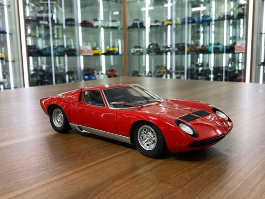 1/18 Diecast Lamborghini Miura SV – Red | AUTOart | Full Opening