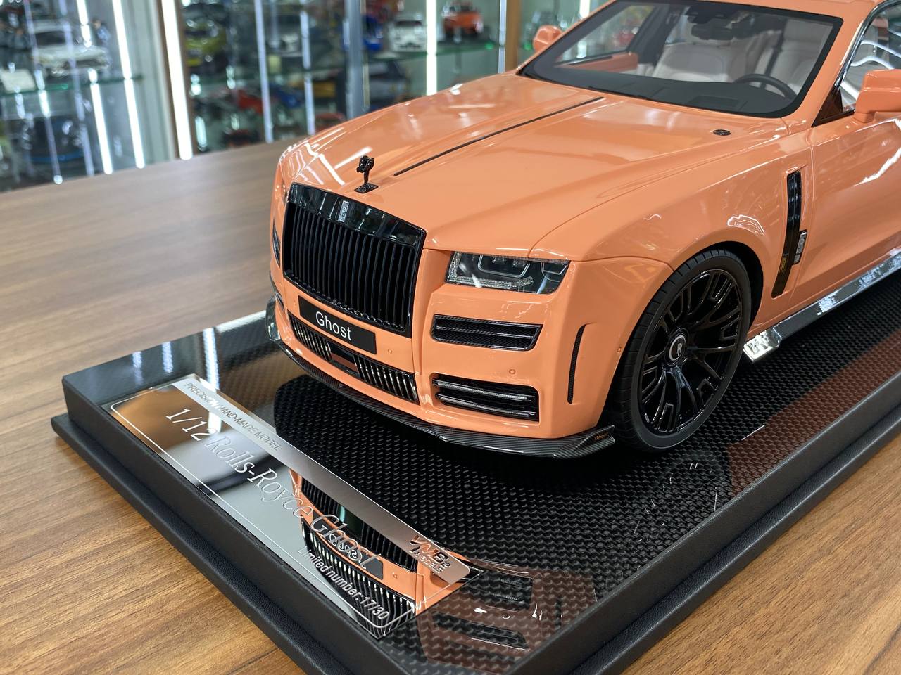 1/12 Resin Model – Rolls Royce Ghost | VMB Model | Coral Red | Limited 30 pcs
