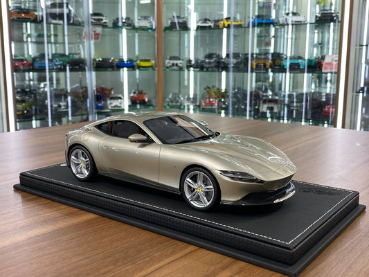 1/18 Resin – BBR Models Ferrari Roma Grigio Ingrid Limited Edition: 18 pcs
