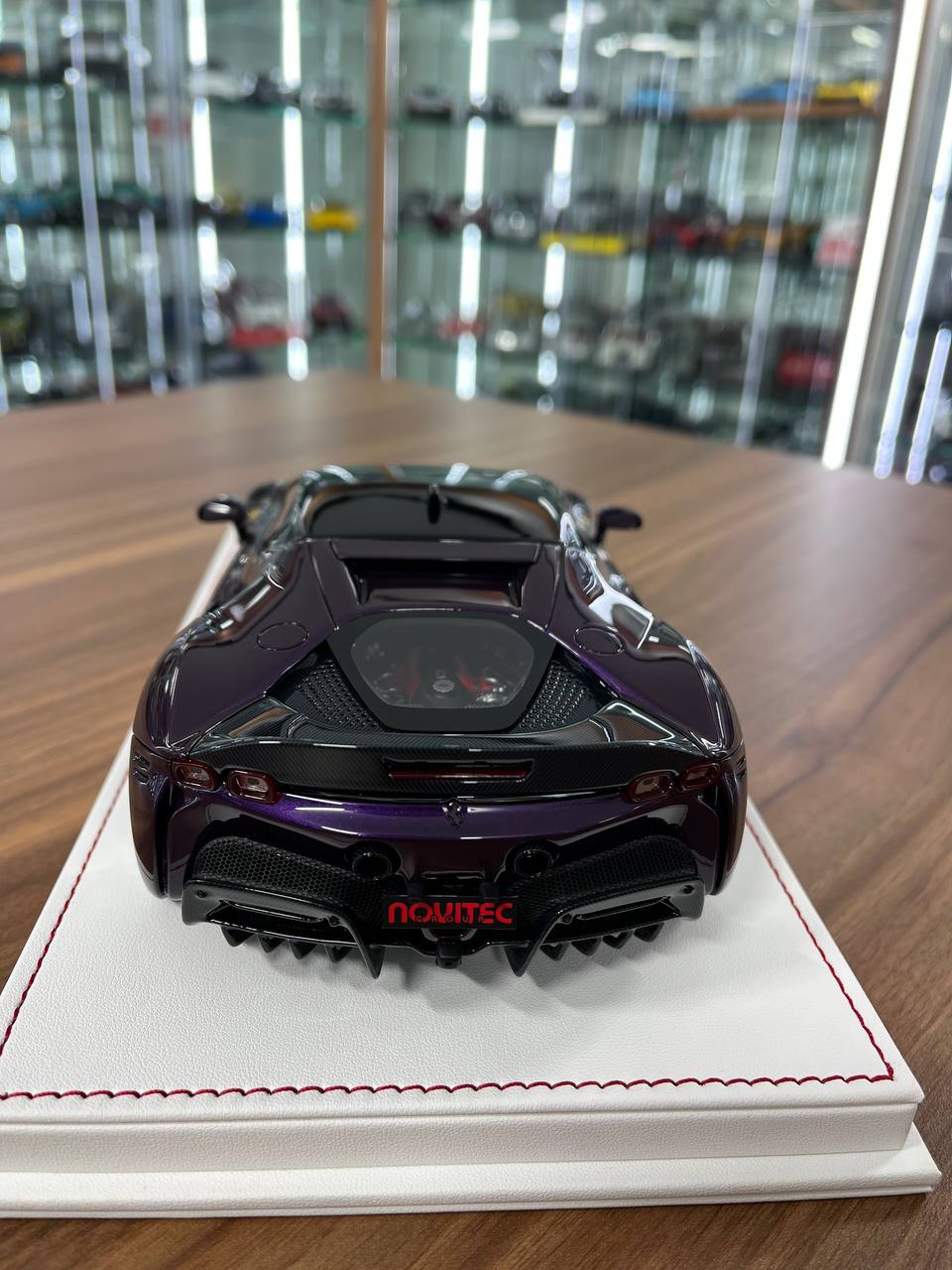 1:18 Ferrari SF90 Stradale Novitec by Davis & Giovanni | Purple | Resin | Limited to 08 pcs