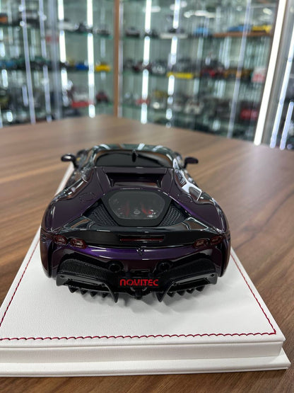 1:18 Ferrari SF90 Stradale Novitec by Davis & Giovanni | Purple | Resin | Limited to 08 pcs
