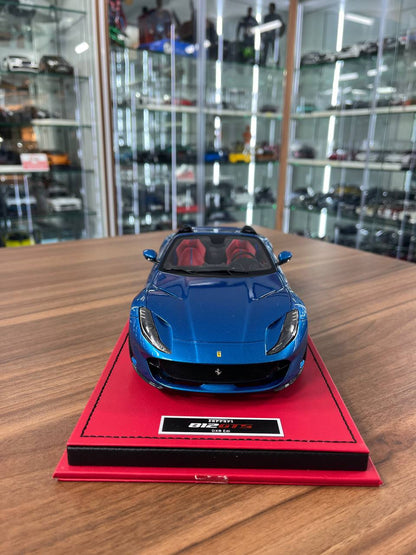 1/18 Ferrari 812 GTS DXB Edition – Blue | MR Collection Resin Model | Limited Edition