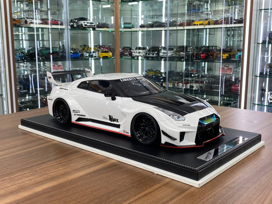 ★ 1/12 IVY Image Nissan GT-RR LB-Silhouette Works | Pearl White | Resin Model