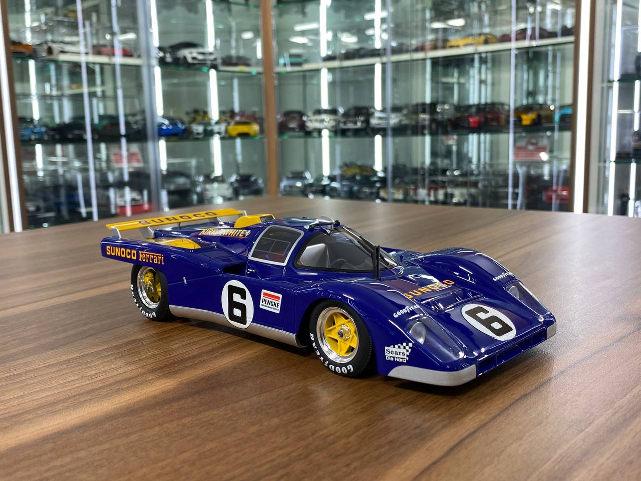 1/18 Resin Model |CMR Ferrari 512M Sunoco #6 Blue | Daytona 1971