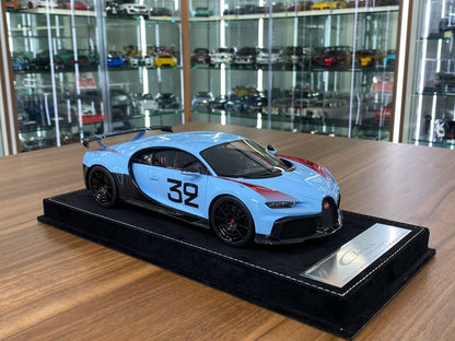1/18 H&H Bugatti Chiron Pur Sport Grand Prix Blue | Resin Model | Limited 30 pcs