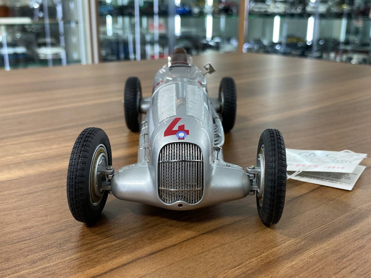 CMC Mercedes-Benz W25, 1935 Luigi Fagioli, Start No. #4 Sieger GP Monaco [1/18 Diecast]