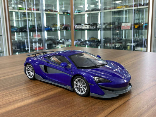 1/18 Diecast McLaren 600LT Coupe Purple Solido Miniature Model Car
