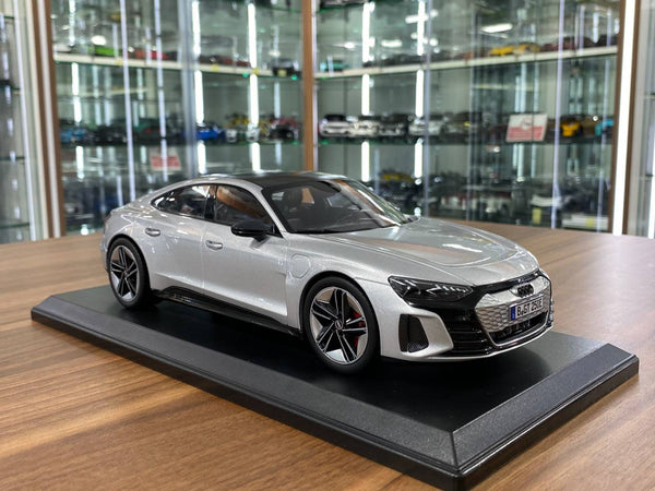 1/18 Diecast Audi RS E-tron GT Silver Norev Scale Model Car
