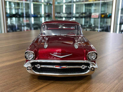 1/18 Diecast Chevrolet Bel Air 1957 ACME Red Scale Model Car