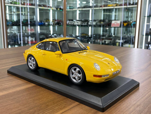 1/18 Norev Metal Diecast - Porsche 911 Carrera 1994 in Eye-Catching Yellow