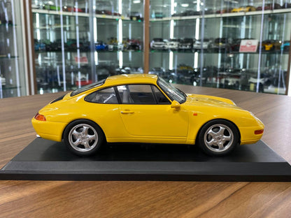 1/18 Norev Metal Diecast - Porsche 911 Carrera 1994 in Eye-Catching Yellow
