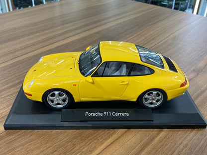 1/18 Norev Metal Diecast - Porsche 911 Carrera 1994 in Eye-Catching Yellow