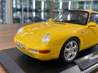 1/18 Norev Metal Diecast - Porsche 911 Carrera 1994 in Eye-Catching Yellow