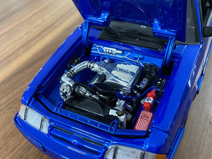 1/18 Ford Mustang 1990 blue by GMP Model Car