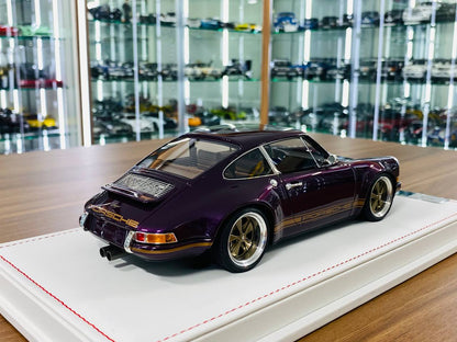 Ivy Model Porsche 911 Singer – 1/18 Resin Model, Carmona Red/Purple, Limited 14/53