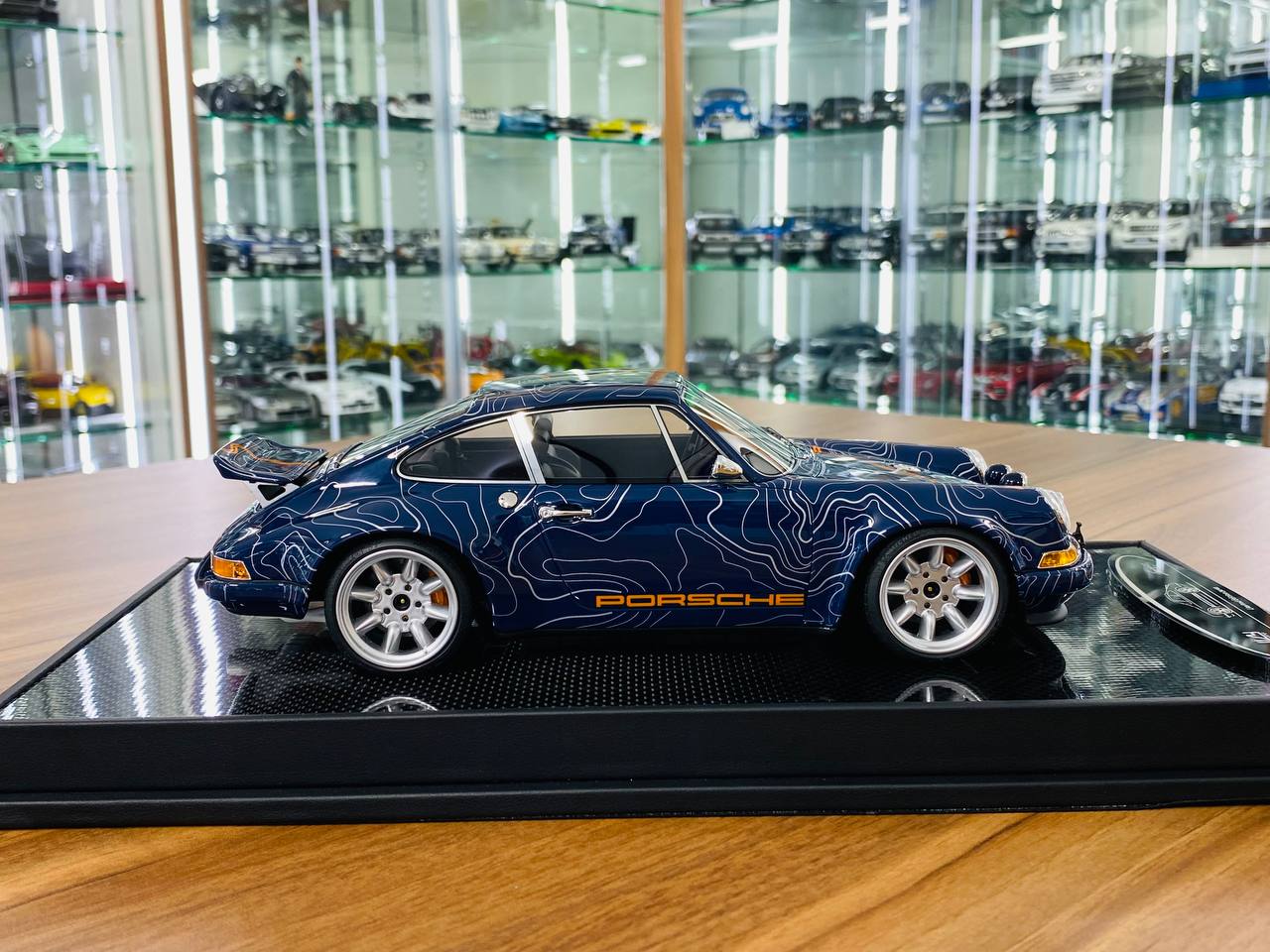 Ivy Model Porsche 911 Singer – 1/18 Resin, Mulholland Livery/Dark Blue, Limited 40 pcs