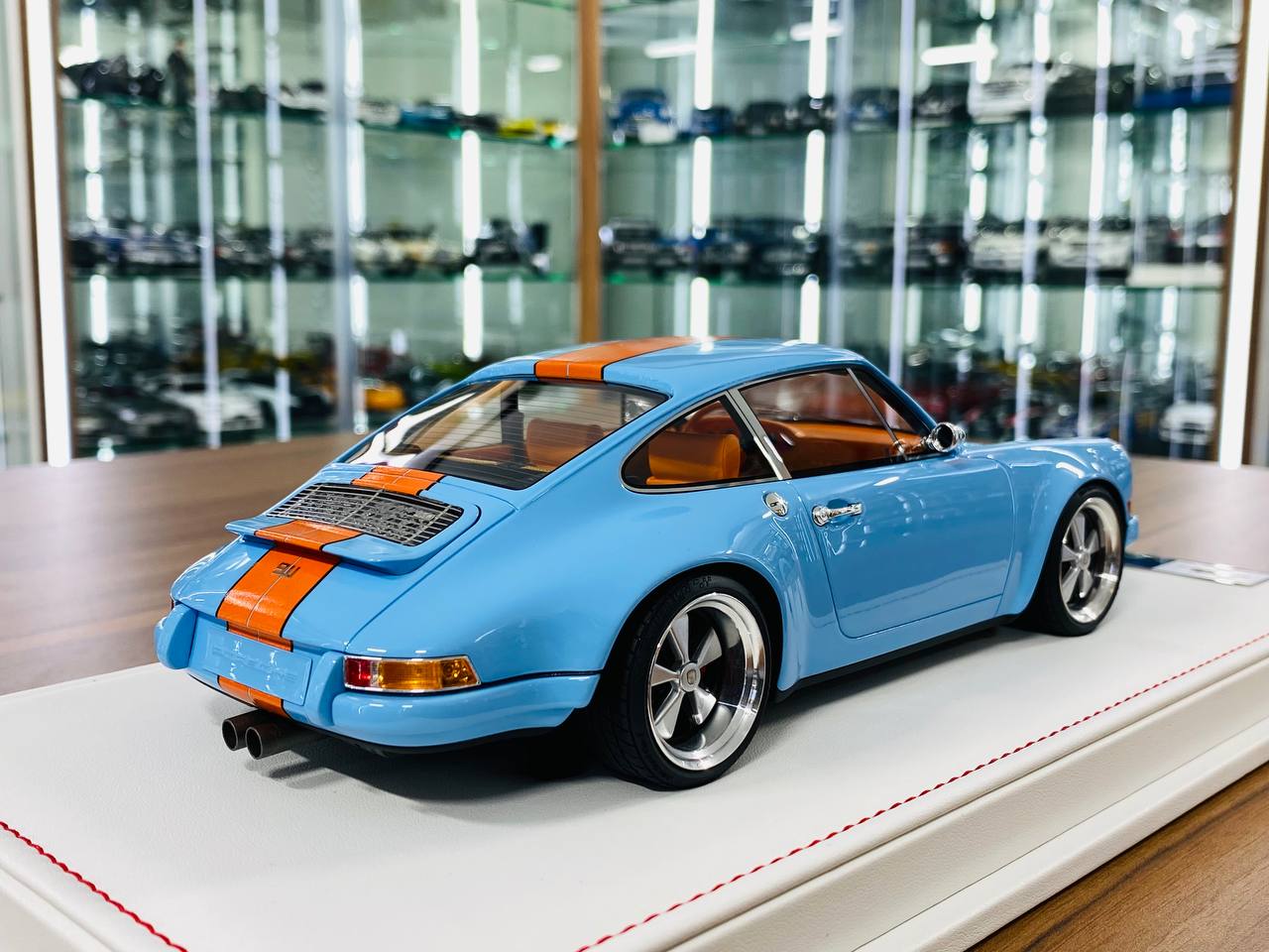 Ivy Model Porsche 911 Singer – 1/18 Resin Model, Gulf Blue, Limited 53