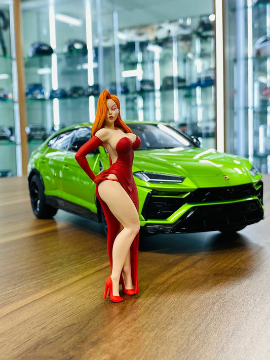 1/18 Scale Action Figure - Jessica Rabbit  ( Red Dress)