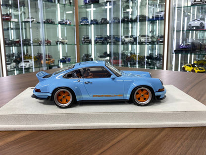 1/18 Resin Model - Porsche Singer DLS 2023 by Make Up (Gulf Blue) | Limited Editon of 120 pcs
