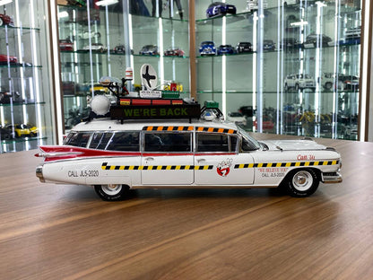 1/18 Ghostbusters II Cadillac  ECTO-1A HOT WHEELS Elite Model Car