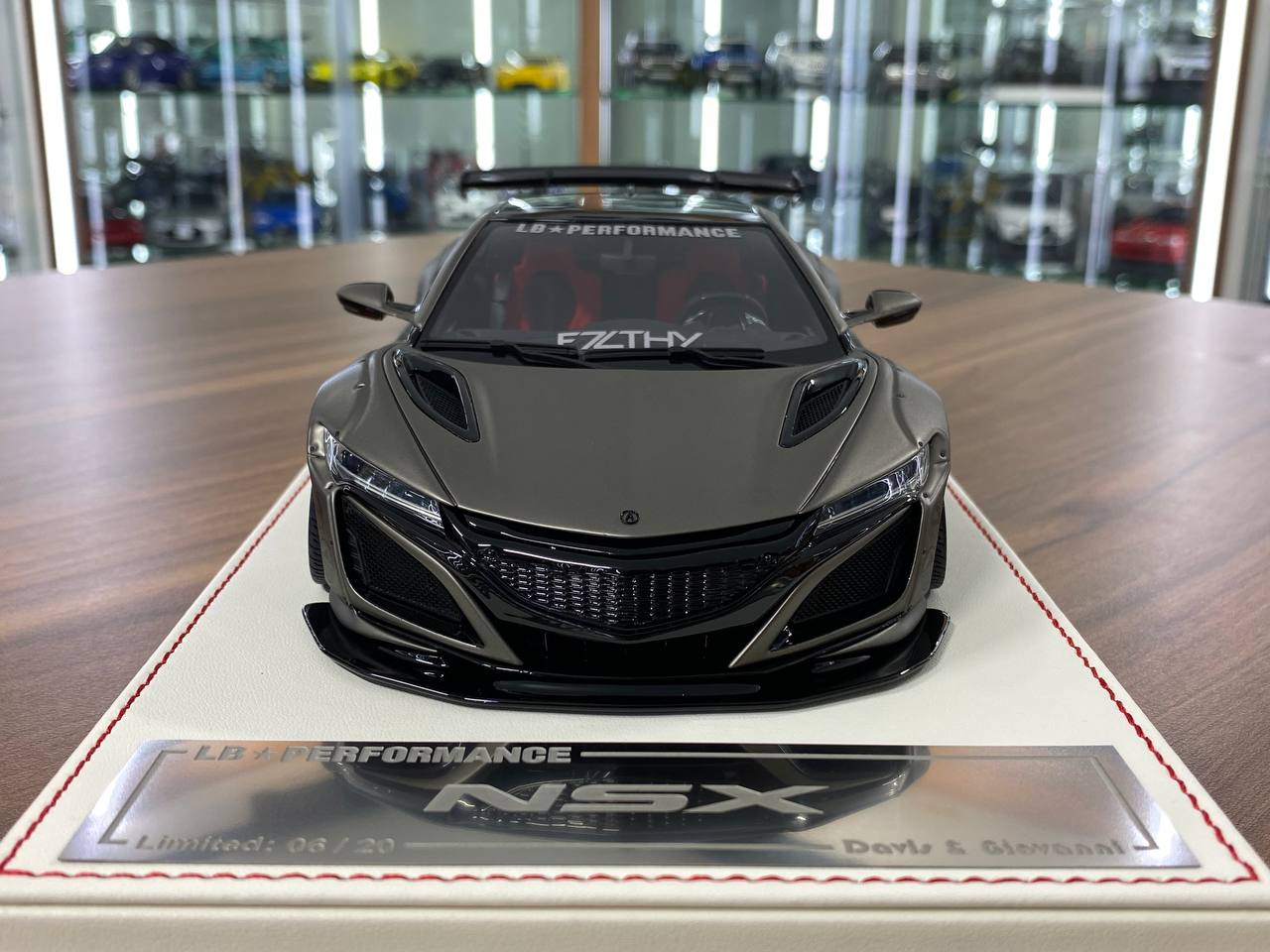 1:18 Resin Model – Davis & Giovanni LB★Performance NSX Matt Grey Limited 20