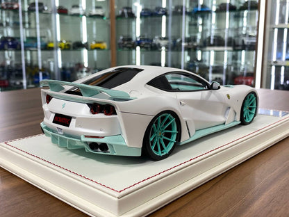 1:18 Resin Model – Davis & Giovanni Ferrari 812 N-Largo Novitec Matt Pearl White / Tiffany Limited 1 of 1