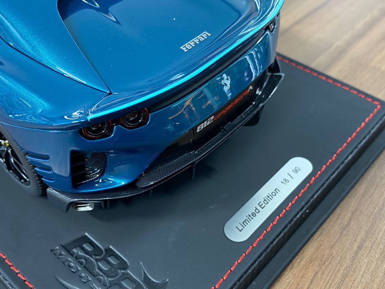 1/18 Resin  – BBR Models Ferrari 812 CompetizioneA ( Aperta ) Blue Capri Limited-90 pcs
