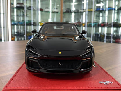 1/18 Resin BBR Models Ferrari Purosangue in  Nero Purosangue Metallic (Ltd Edn.80 pcs)