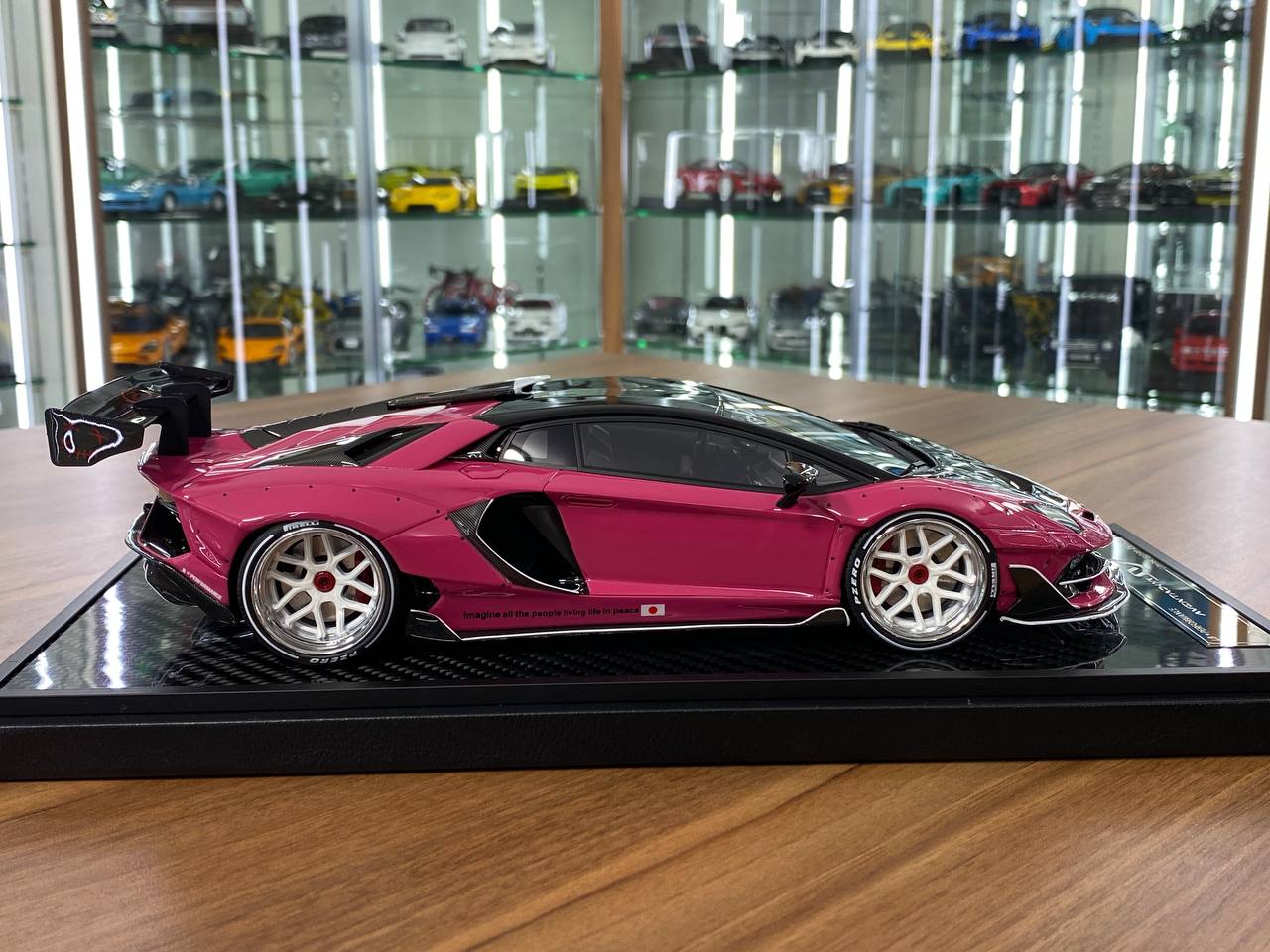 1/18 Resin – VIP Models Lamborghini Aventador SVJ Pink Decal  Limited Edition: 30 pcs